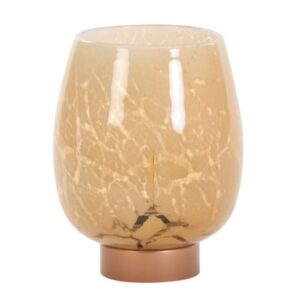 TL LED 13x17 Sylas glas karamel + koper